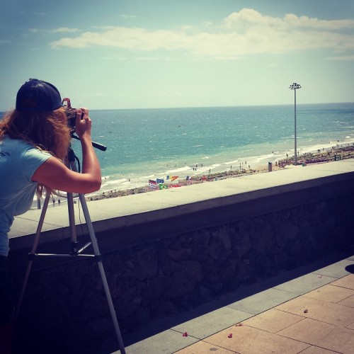 Shooting at Playa del Inglés