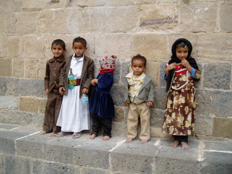 Jemenitische Kinder 2007 - vor der Katastrophe (c) Kiki Flegel